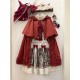 Forest Fairy Tales Red Hood In Forest Sweater Skirt JSK and OP(Reservation/2 Colours/Full Payment Without Shipping)